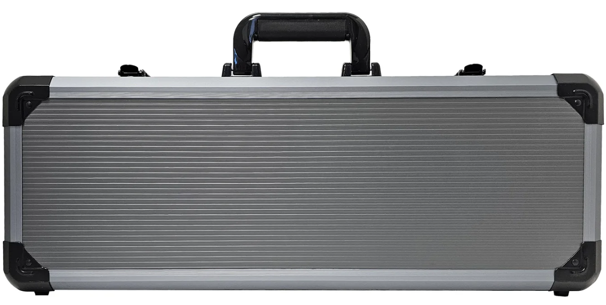 500 Piece Gunmetal Poker Chip Case