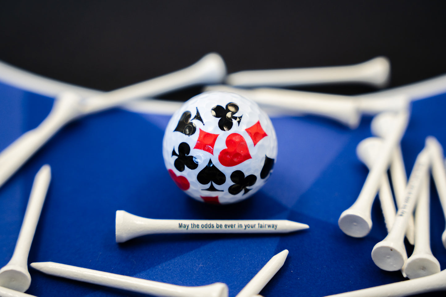Casino Themed Golf Balls and Tees