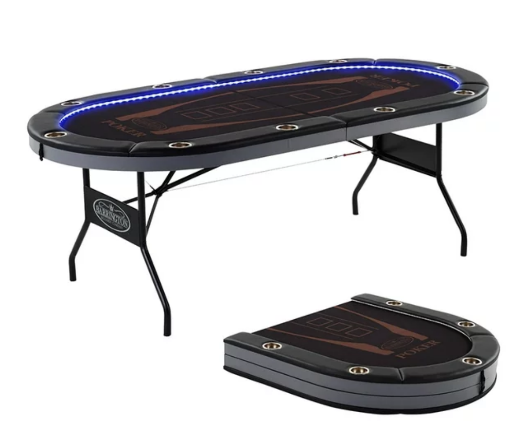 Barrington 10 Player Black and Brown with LED lights, No Assembly