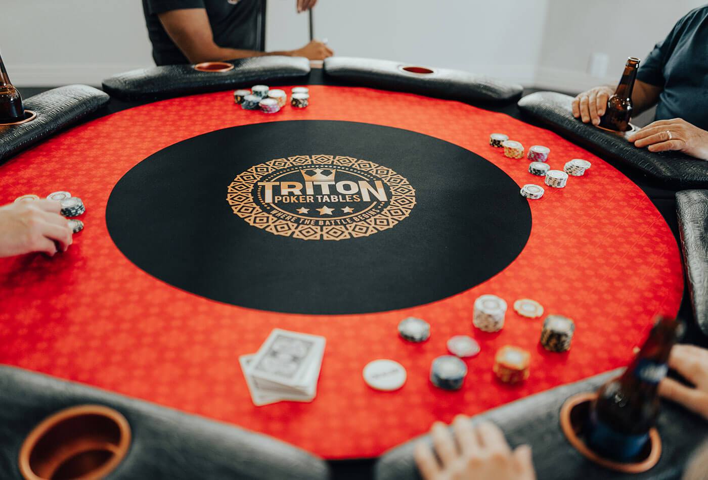 Triton Classic 8 Player Foldable Poker Table