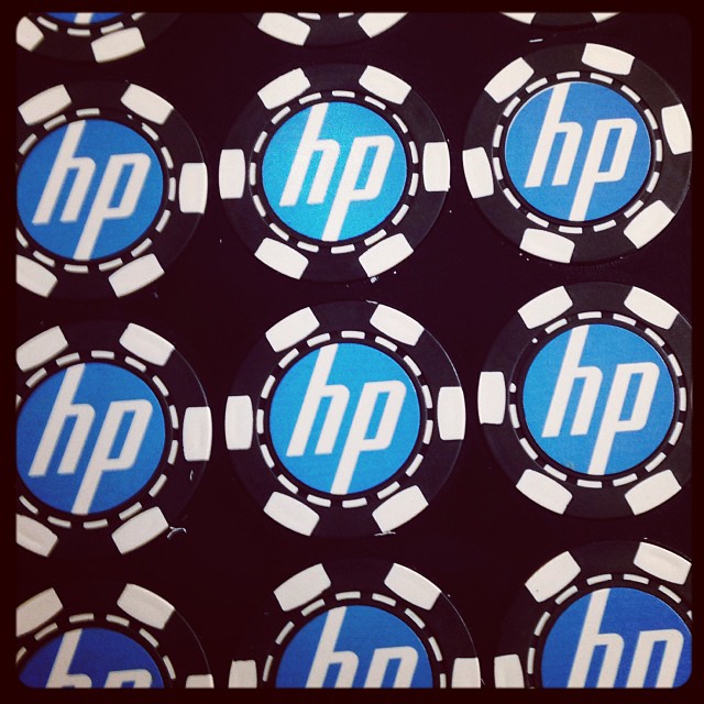 6 Stripe Direct Print Custom Poker Chips