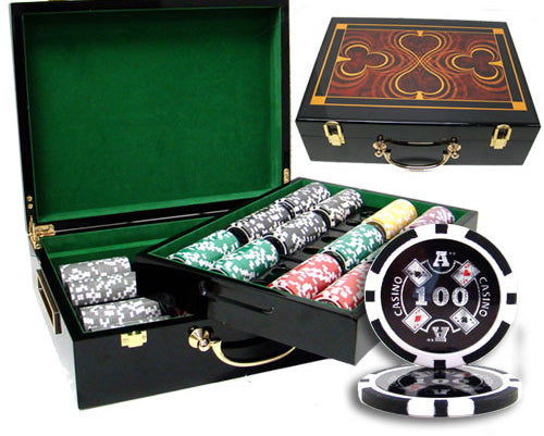 500 Ace Casino Poker Chips with Hi Gloss Case