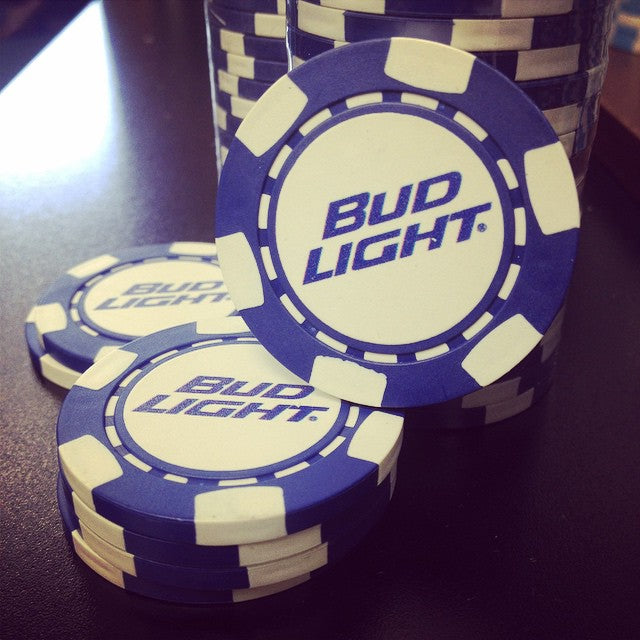 6 Stripe Direct Print Custom Poker Chips