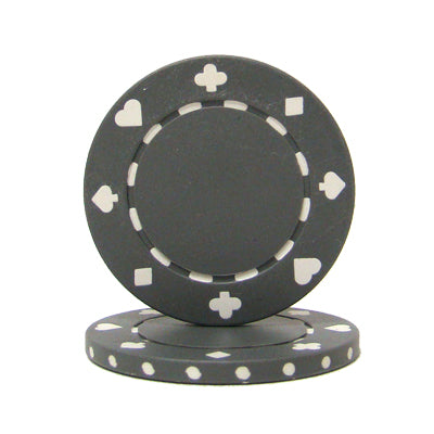 Gray Suited Poker Chips