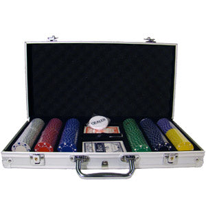 300 Suited Poker Chips with Aluminum Case