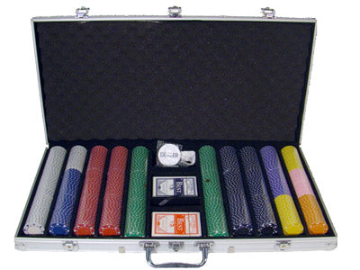 750 Suited Poker Chips with Aluminum Case