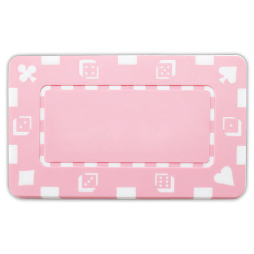 Pink Rectangular Poker Chips (5 Pack)