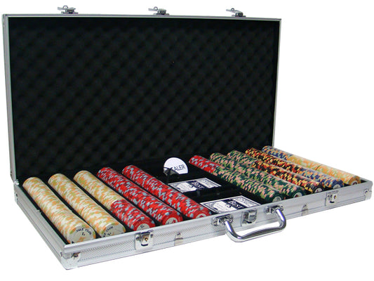 750 Nile Club Poker Chips with Aluminum Case