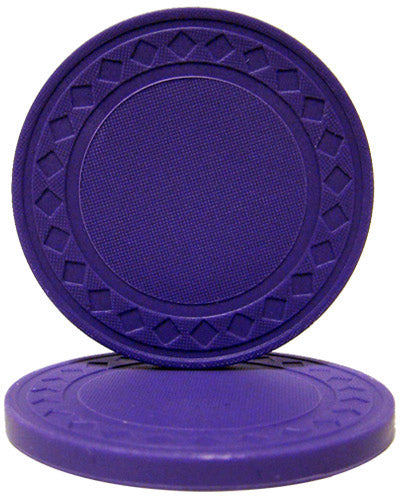 Purple Super Diamond Poker Chips