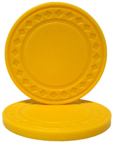 Yellow Super Diamond Poker Chips