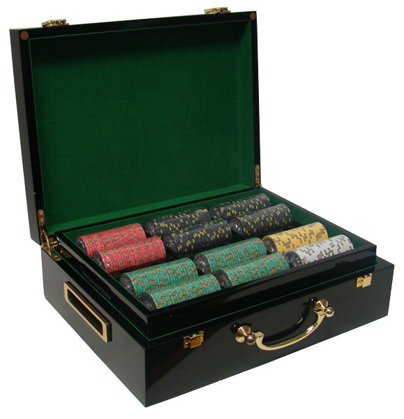 500 Nevada Jack Poker Chips with Hi Gloss Case