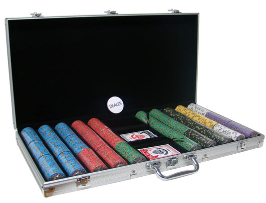 750 Nevada Jack Poker Chips with Aluminum Case