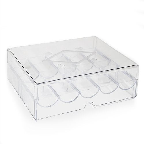 200 Acrylic Chip Case with Lid