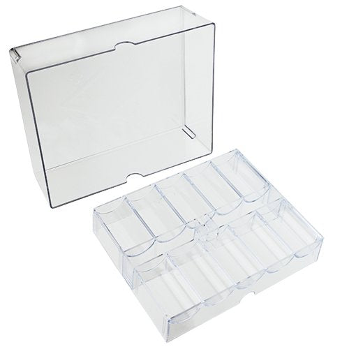 200 Acrylic Chip Case with Lid