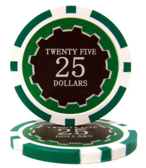 Green Eclipse Poker Chips - $25