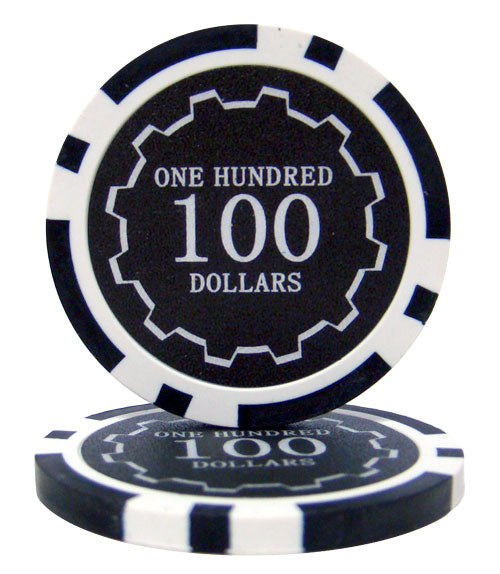 Black Eclipse Poker Chips - $100