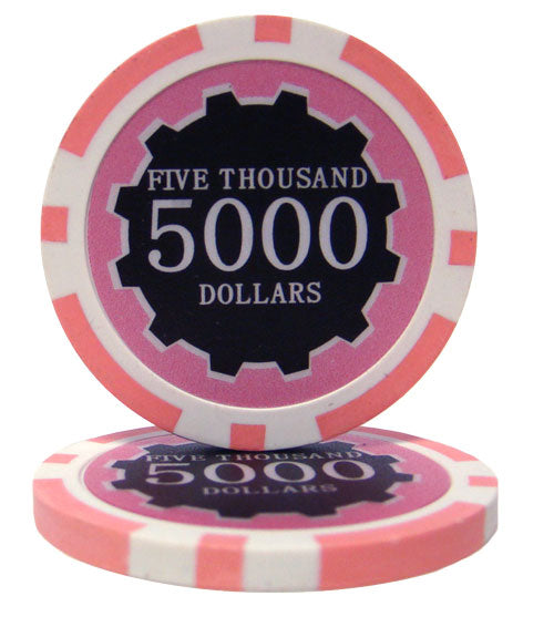 Pink Eclipse Poker Chips - $5,000