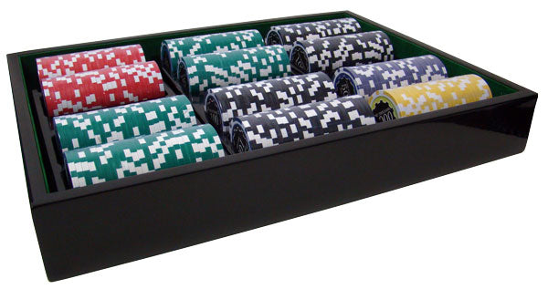 500 Eclipse Poker Chips with Hi Gloss Case