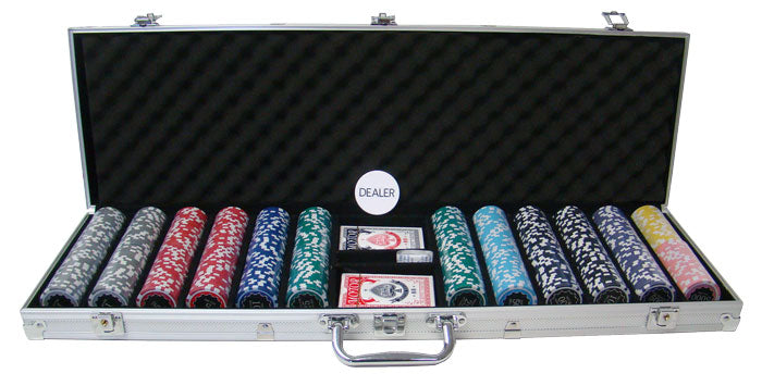 600 Eclipse Poker Chips with Aluminum Case