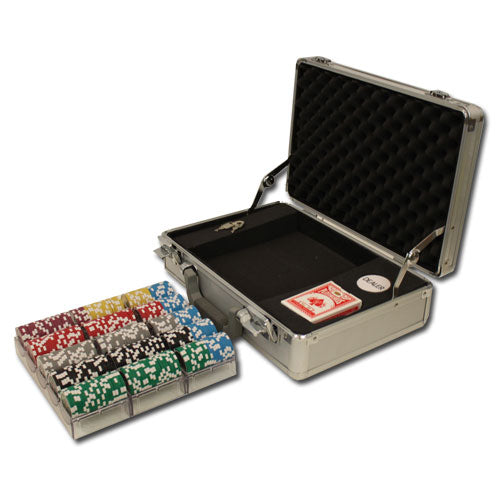300 Ace Casino Poker Chips with Claysmith Aluminum Case