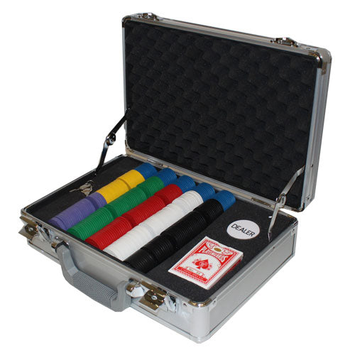 300 Super Diamond Poker Chips with Claysmith Aluminum Case