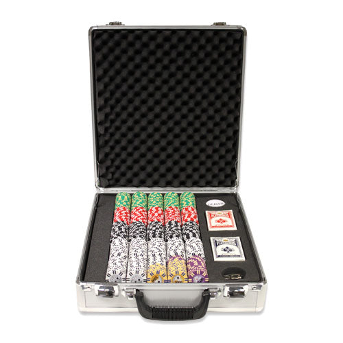 500 Las Vegas Poker Chips with Claysmith Aluminum Case
