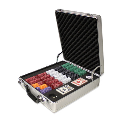 500 Suited Poker Chips with Claysmith Aluminum Case