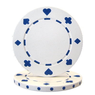 White Suited Poker Chips
