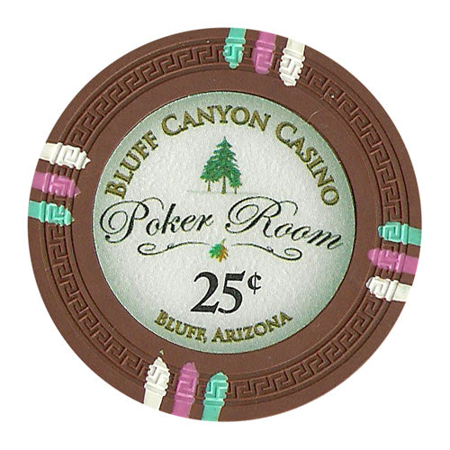 Brown Bluff Canyon Poker Chips - $0.25