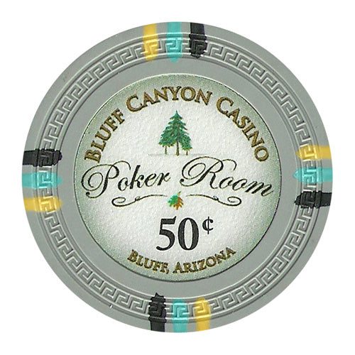 Gray Bluff Canyon Poker Chips - $0.50