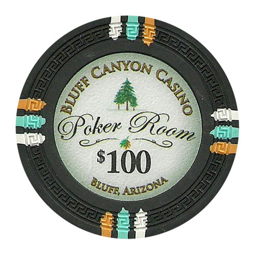 Black Bluff Canyon Poker Chips - $100