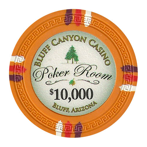 Orange Bluff Canyon Poker Chips - $10,000