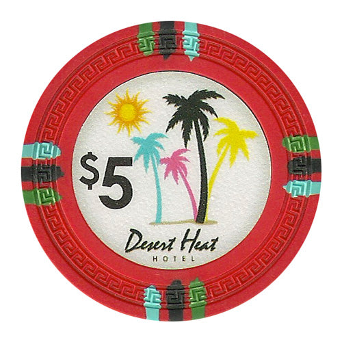 Red Desert Heat Poker Chips - $5