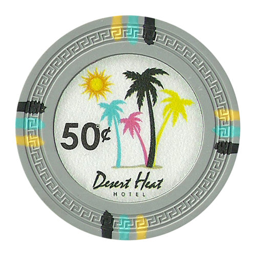 Gray Desert Heat Poker Chips - $0.50