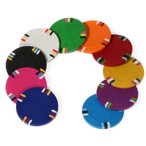 Blank 12 Stripe 13.5 Gram Poker Chips