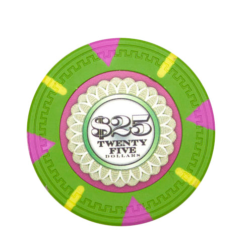 Green Mint Poker Chip - $25