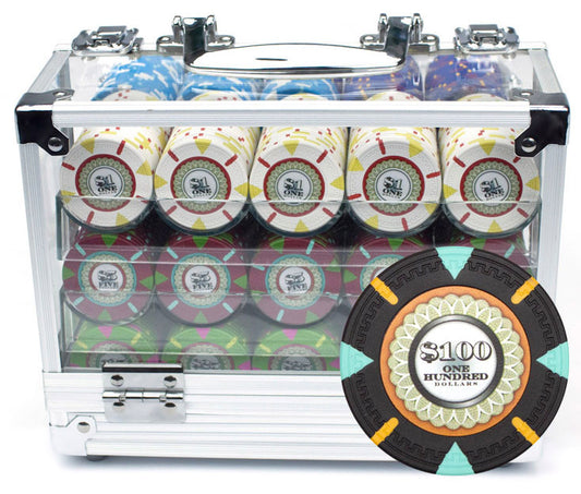 600 Mint Poker Chips with Acrylic Carrier