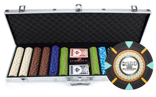 600 Mint Poker Chips with Aluminum Case