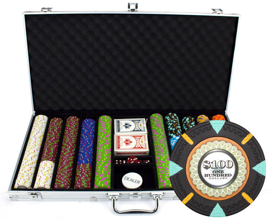 750 Mint Poker Chips with Aluminum Case