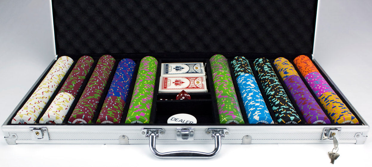 750 Rock & Roll Poker Chips with Aluminum Case