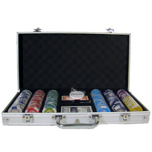 300 Tournament Pro Poker Chips with Aluminum Case