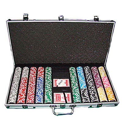 750 Ben Franklin Poker Chips with Aluminum Case