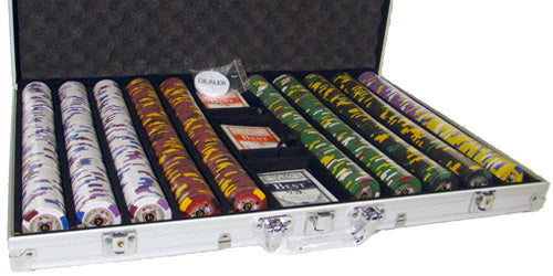 1000 Kings Casino Poker Chips with Aluminum Case