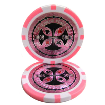 Pink Ultimate Poker Chips - $5,000