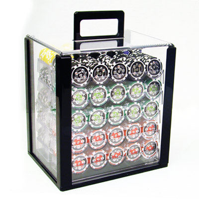 1000 Ace Casino Poker Chips with Acrylic Carrier