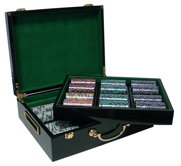 500 Ace King Suited Poker Chips with Hi Gloss Case