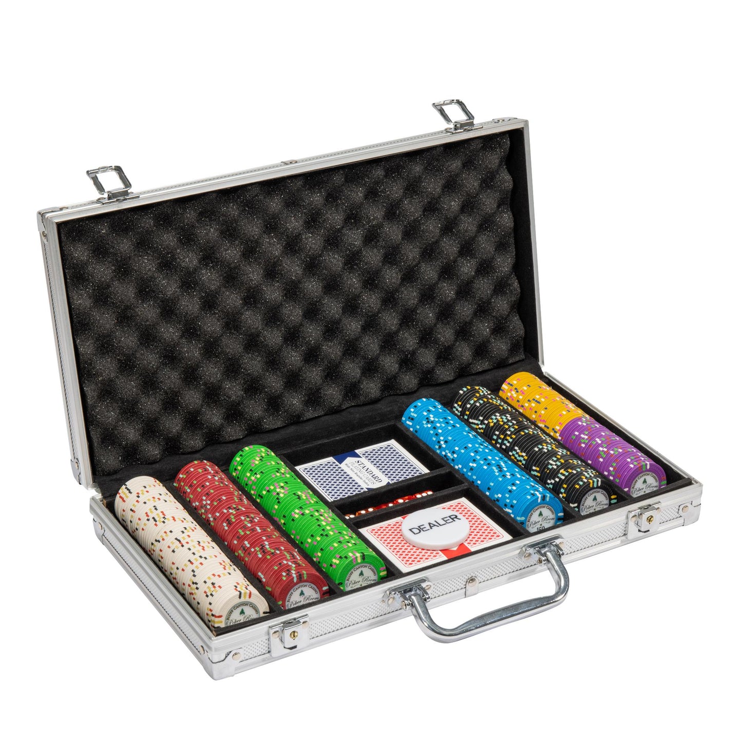 300 Bluff Canyon Poker Chips with Aluminum Case