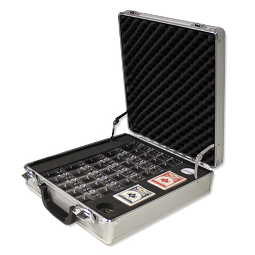 500 Crown and Dice Poker Chips with Claysmith Aluminum Case
