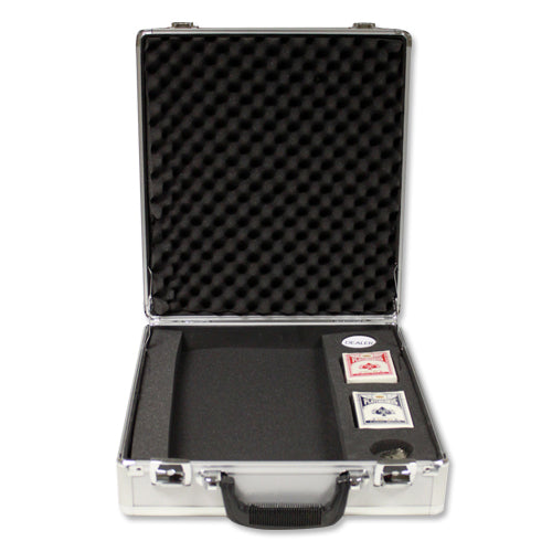 500 Hi Roller Poker Chips with Claysmith Aluminum Case