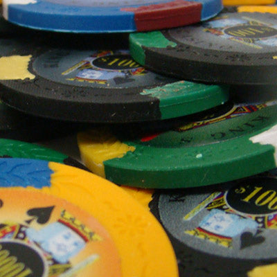 500 Kings Casino Poker Chips with Mahogany Case